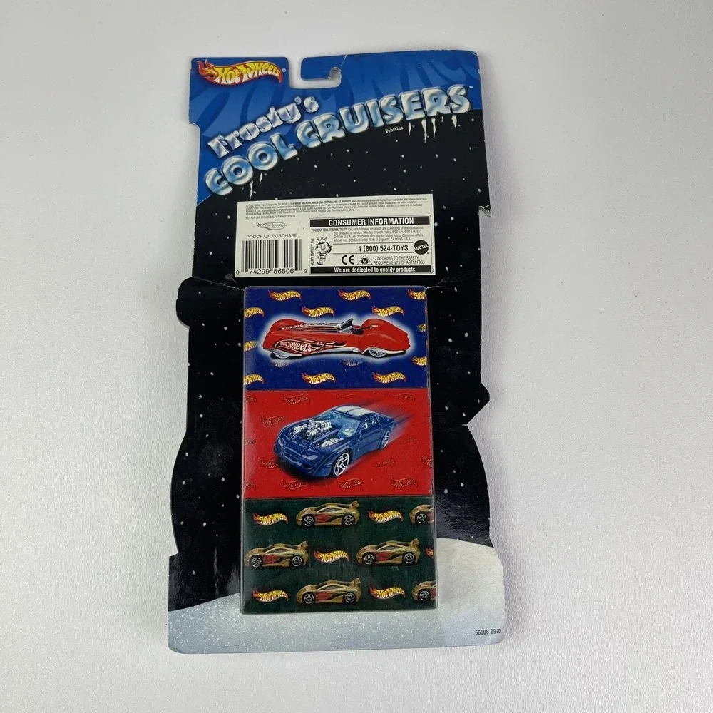 Hot Wheels Frosty's Cool Cruisers 3 Die Cast Toy Cars NEW in Package 2002